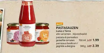 Natuurwinkel Pastasauzen Luna E Terra aanbieding