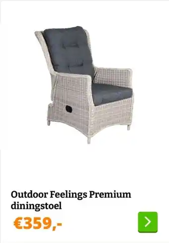 Obelink Outdoor Feelings Premium diningstoel aanbieding