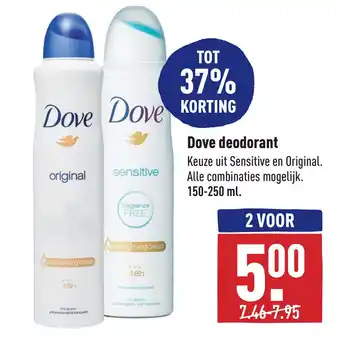 ALDI Dove deodorant aanbieding