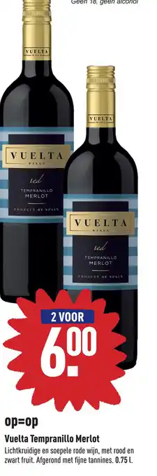 ALDI Vuelta Tempranillo Merlot aanbieding