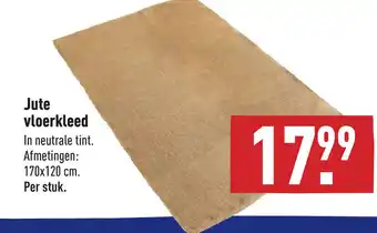 ALDI Jute vloerkleed aanbieding