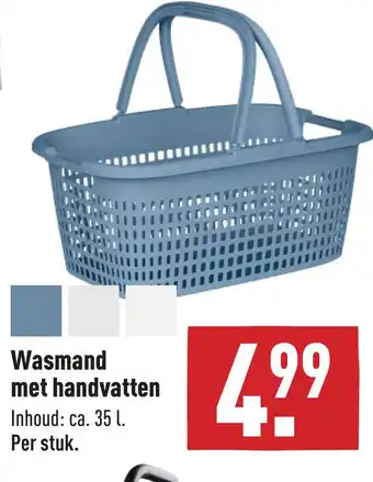 ALDI Wasmand met handvatten aanbieding