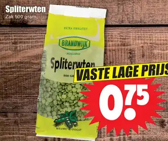 Dirk Spliterwten aanbieding