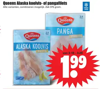 Dirk Queens Alaska koolvis- of pangafilets aanbieding