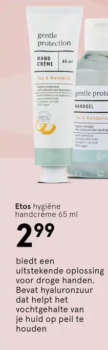 Etos Etos hygiëne handcrème 65 ml aanbieding