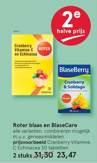 Etos Roter blaas en BlaseCare aanbieding