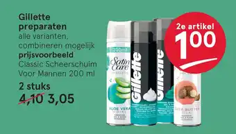 Etos Gillette preparaten aanbieding