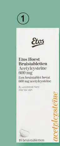 Etos Etos Kind Hoestdrank Broomhexine HCI 4 mg/5 ml 150 ml** 3,95 2. Etos aanbieding