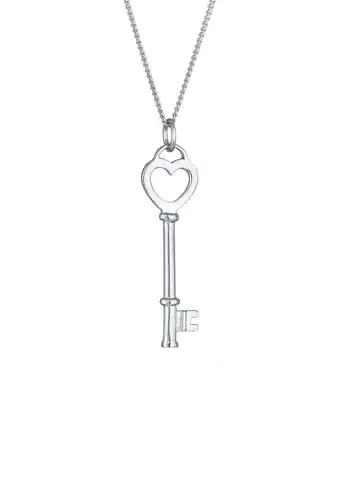 Douglas Elli Dames Sleutelhanger Hart Liefde Symbool in 925 Sterling Zilver Verguld aanbieding