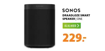 Expert SONOS DRAADLOZE SMART SPEAKER | ONE aanbieding