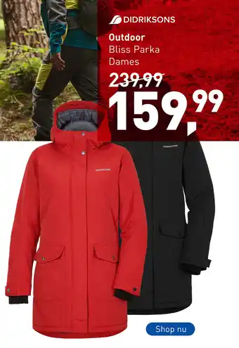 Intersport Didriksons Outdoor Bliss Parka aanbieding