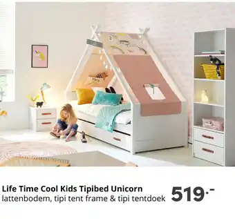 Baby & Tiener Life Time Cool Kids Tipibed Unicorn aanbieding