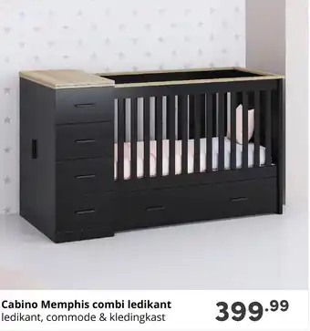 Baby & Tiener Cabino Memphis combi ledikant aanbieding