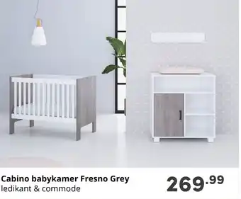 Baby & Tiener Cabino babykamer Fresno Grey aanbieding