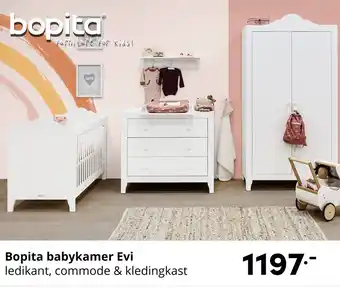 Baby & Tiener Bopita babykamer Evi aanbieding