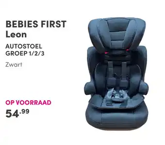 Baby & Tiener BEBIES FIRST Leon AUTOSTOEL GROEP 1/2/3 aanbieding