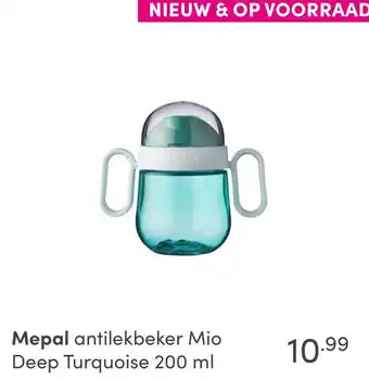 Baby & Tiener Mepal antilekbeker Mio Deep Turquoise 200 ml aanbieding