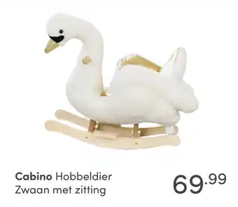 Baby & Tiener Cabino Hobbeldier Zwaan met zitting aanbieding