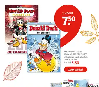 Bruna Donald Duck pockets aanbieding