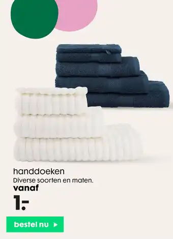 HEMA handdoeken aanbieding