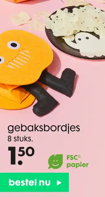 HEMA gebaksbordjes aanbieding