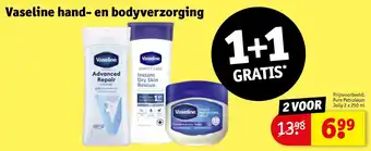 Kruidvat Vaseline hand en bodyverzorging aanbieding