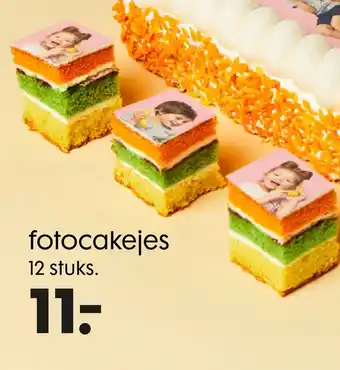 HEMA fotocakejes aanbieding