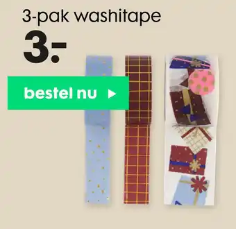 HEMA 3-pak washitape aanbieding