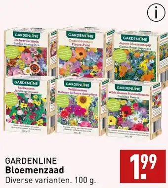 ALDI GARDENLINE Bloemenzaad 100g aanbieding