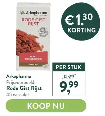 Holland & Barrett Arkopharma Rode Gist Rijst 45 capsules aanbieding