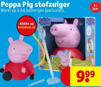 Kruidvat Peppa Pig stofzuiger aanbieding