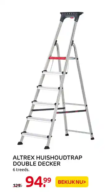 Praxis Altrex Huishoudtrap Double Decker aanbieding