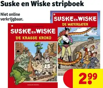 Kruidvat Suske en Wiske stripboek aanbieding