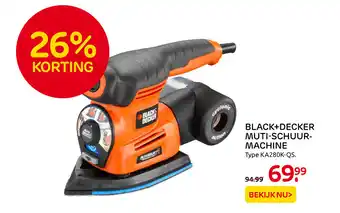 Praxis Black+Decker Muti-Schuurmachine aanbieding