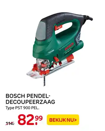 Praxis BOSCH PENDELDECOUPEERZAAG Type PST 900 PEL. aanbieding