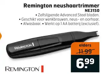 Trekpleister Remington neushaartrimmer NE3150 aanbieding