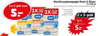 Trekpleister Nestlé pyjamapapje Kant & Klaar aanbieding