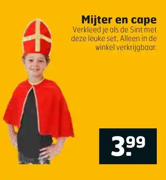 Trekpleister Mijter en cape aanbieding