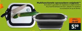 Trekpleister Multifunctionele opvouwbare snijplank** aanbieding