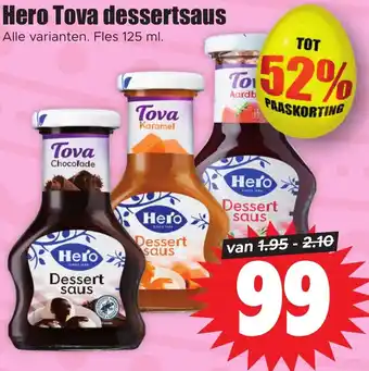 Dirk Hero Tova dessertsaus 125ml aanbieding