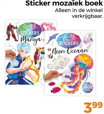 Trekpleister Sticker mozaïek boek aanbieding