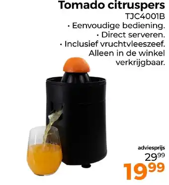 Trekpleister Tomado citruspers aanbieding