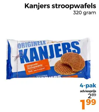 Trekpleister Kanjers stroopwafels 320 gram aanbieding