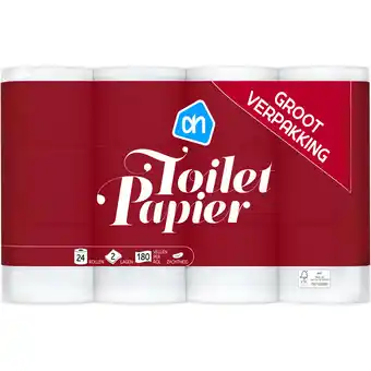 Albert Heijn AH Toiletpapier 2-laags grootverpakking aanbieding