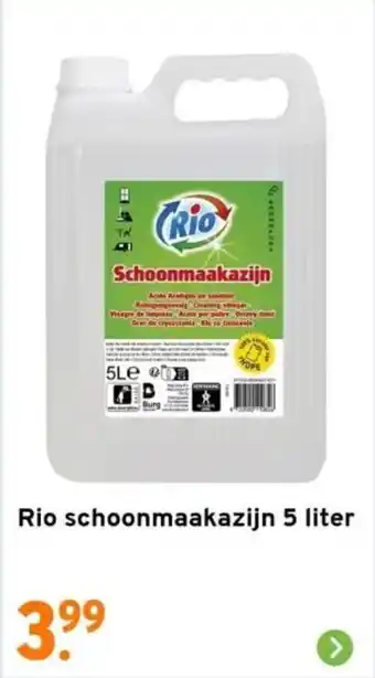 GAMMA Rio schoonmaakazijn 5 liter aanbieding