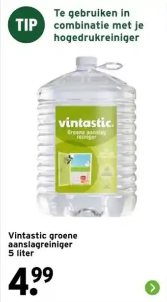 GAMMA Vintastic groene aanslagreiniger 5 liter aanbieding