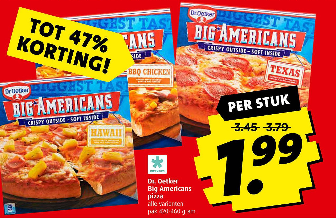 Dr Oetker Big Americans Is Pizza nbieding Bij Boni
