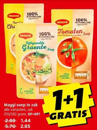 Boni Maggi soep in zak aanbieding