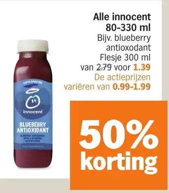 Albert Heijn Alle innocent 80 - 330 ml aanbieding