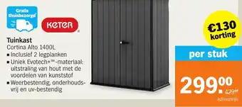 Albert Heijn Tuinkast per stuk aanbieding